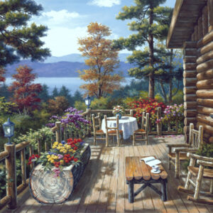 Log Cabin Porch